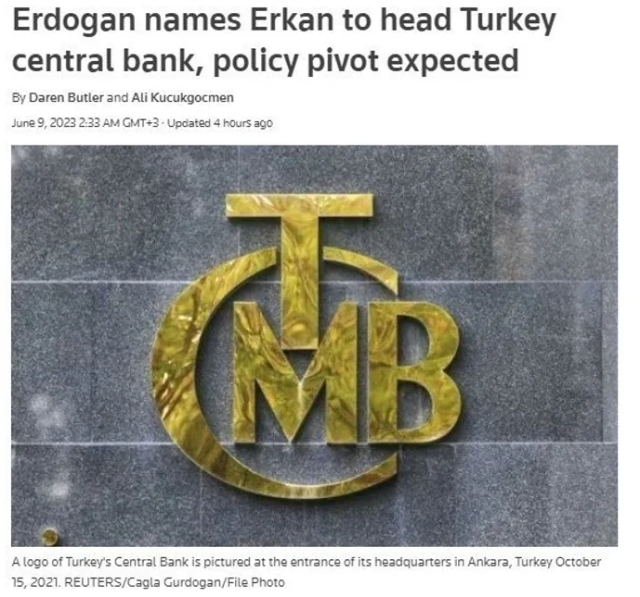 Merkez Bankası'nın başına Hafize Gaye Erkan'ın atanması dünya basınında geniş yankı uyandırdı