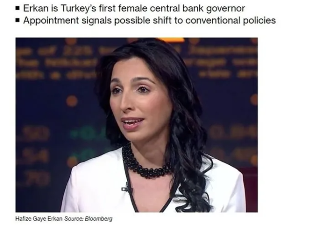 Merkez Bankası'nın başına Hafize Gaye Erkan'ın atanması dünya basınında geniş yankı uyandırdı