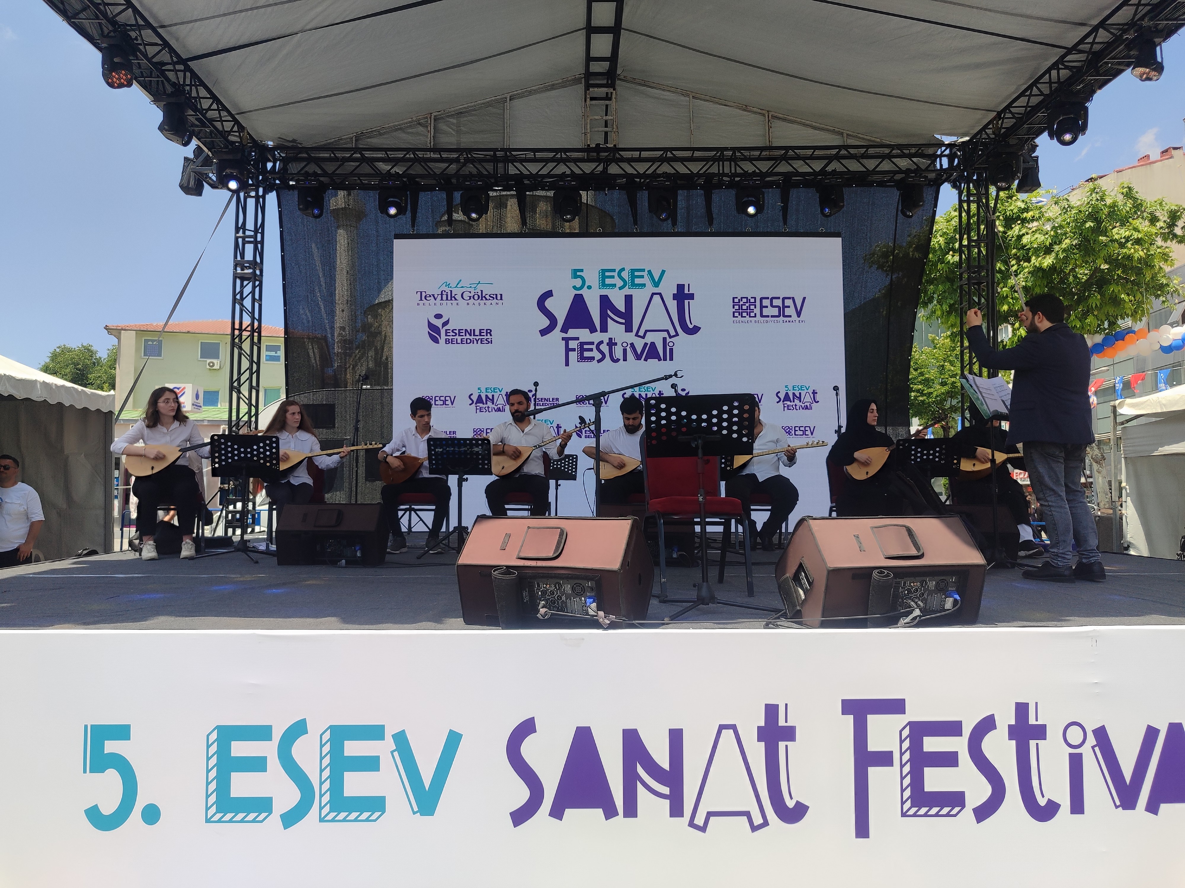 Esenler’de 5. ESEV sanat festivali düzenlendi