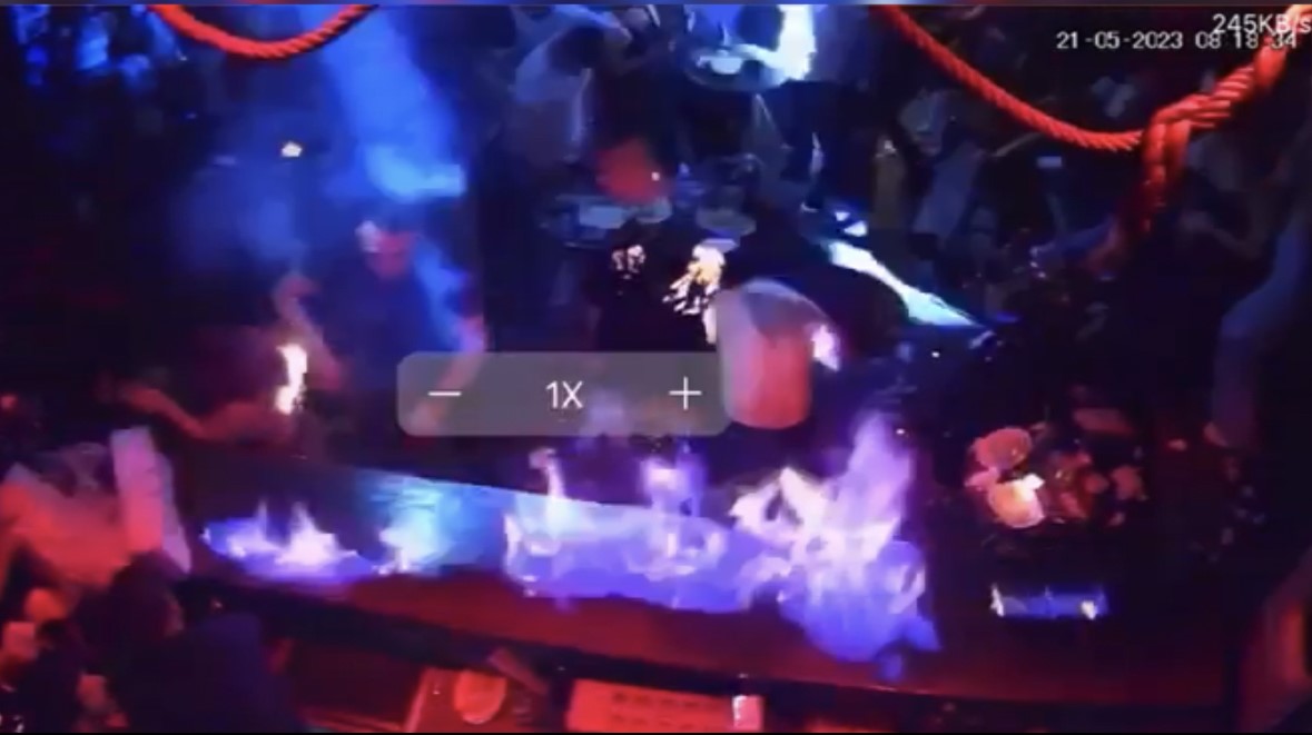 Şişli’de gece kulübünde dehşet anları kamerada: Alev alev yandılar