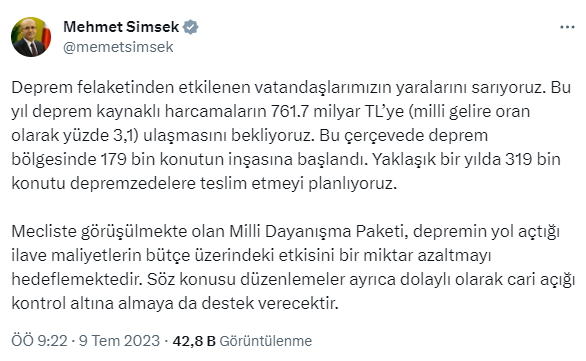 Vergi zamları sonrası gözler ona çevrilmişti! Mehmet Şimşek'ten 