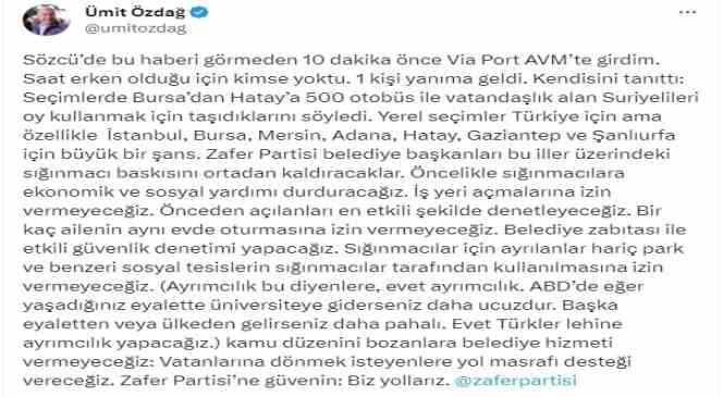 Başkan Gürkan, iddiaları yalanladı