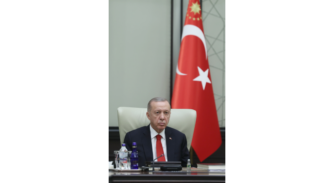 Cumhurbaşkanlığı Kabinesi, Cumhurbaşkanı Recep Tayyip Erdoğan başkanlığında Beştepe’de toplandı.