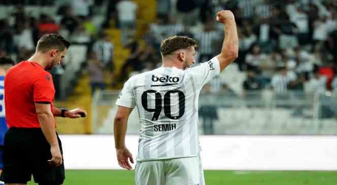 Semih Kılıçsoy, Beşiktaş forması ile ilk golünü kaydetti