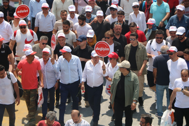 Kılıçdaroğlu'na karşı yürüyüşe çıkan Tanju Özcan'a CHP'den yanıt: Ateş olsa cürmü kadar yer yakar