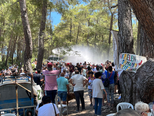 Akbelen'de ağaç kesim işlemleri sona erdi! İşte protestolardan geriye kalan fotoğraflar