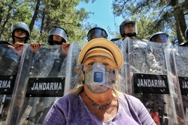 Akbelen'de ağaç kesim işlemleri sona erdi! İşte protestolardan geriye kalan fotoğraflar