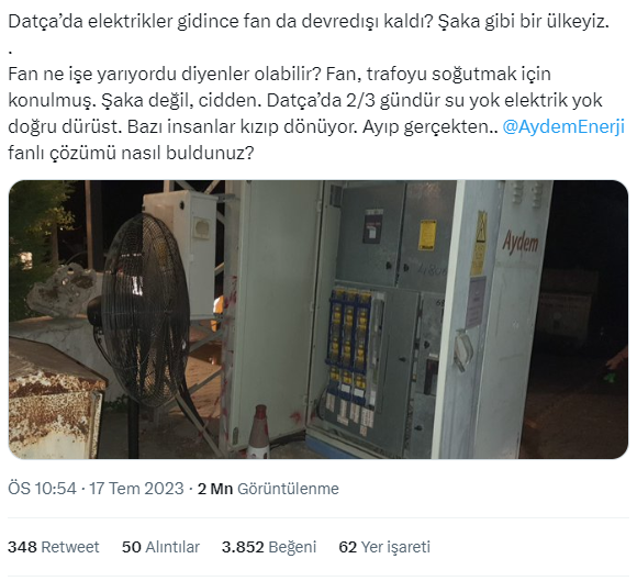 Turizmin kalbi Datça ve Kaş'ta halk isyanda! Elektrik ve su kesintileri hayatı felç etti, tatilciler bölgeyi terk ediyor