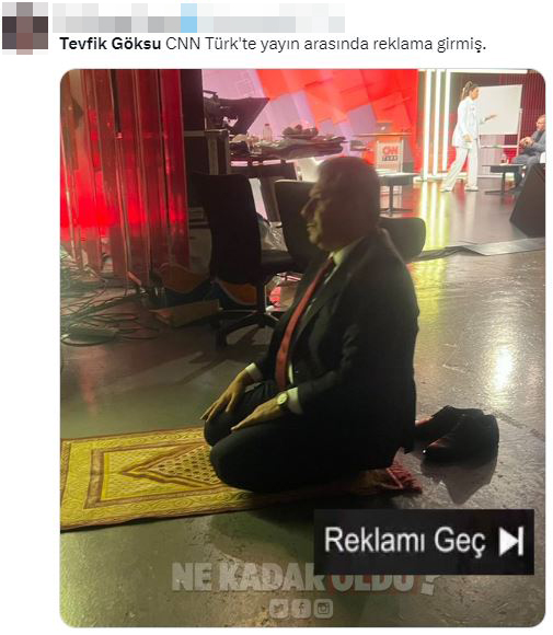 AK Parti'de ismi İBB adaylığı için geçen Tevfik Göksu'nun namaz fotoğrafı gündem oldu