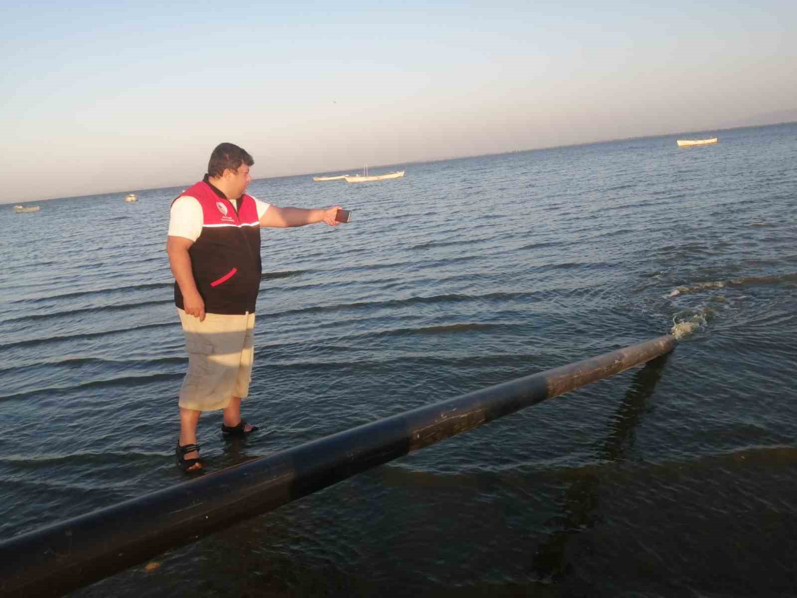 Manyas gölüne sazan balığı yavruları salındı