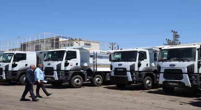 Şanlıurfa’da belediye 40 yeni araç aldı