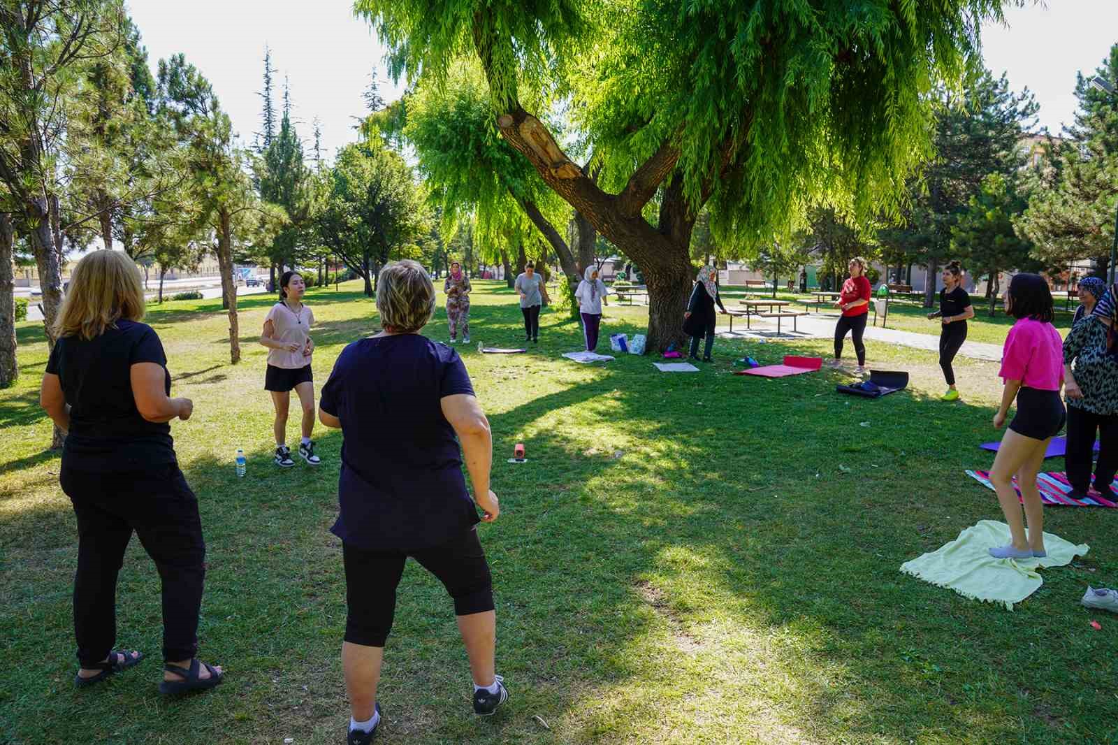 Açık havada spor keyfi