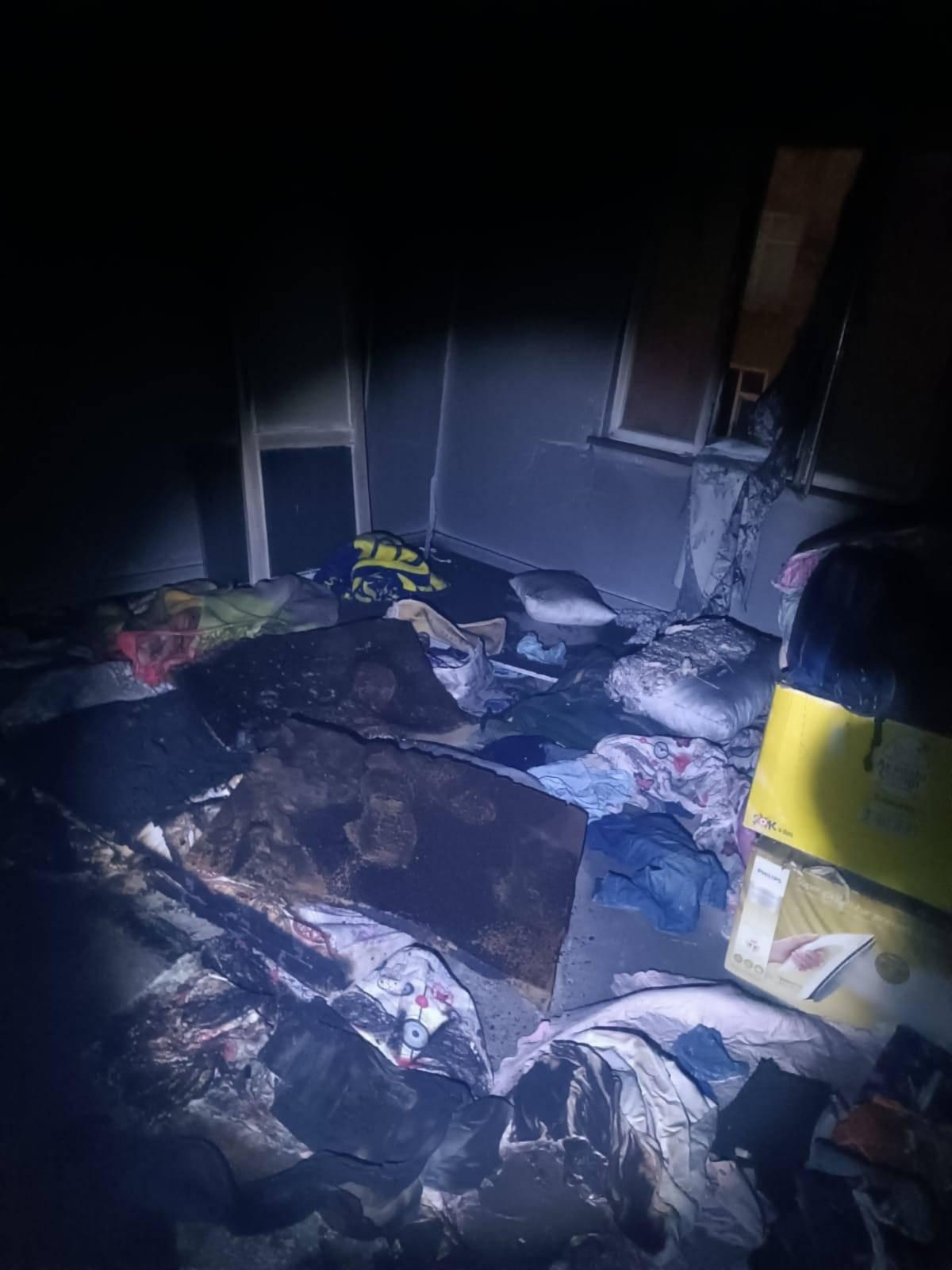 Diyarbakır'da bir kiracı, önce evi tüple tuzakladı sonra ateşe verdi
