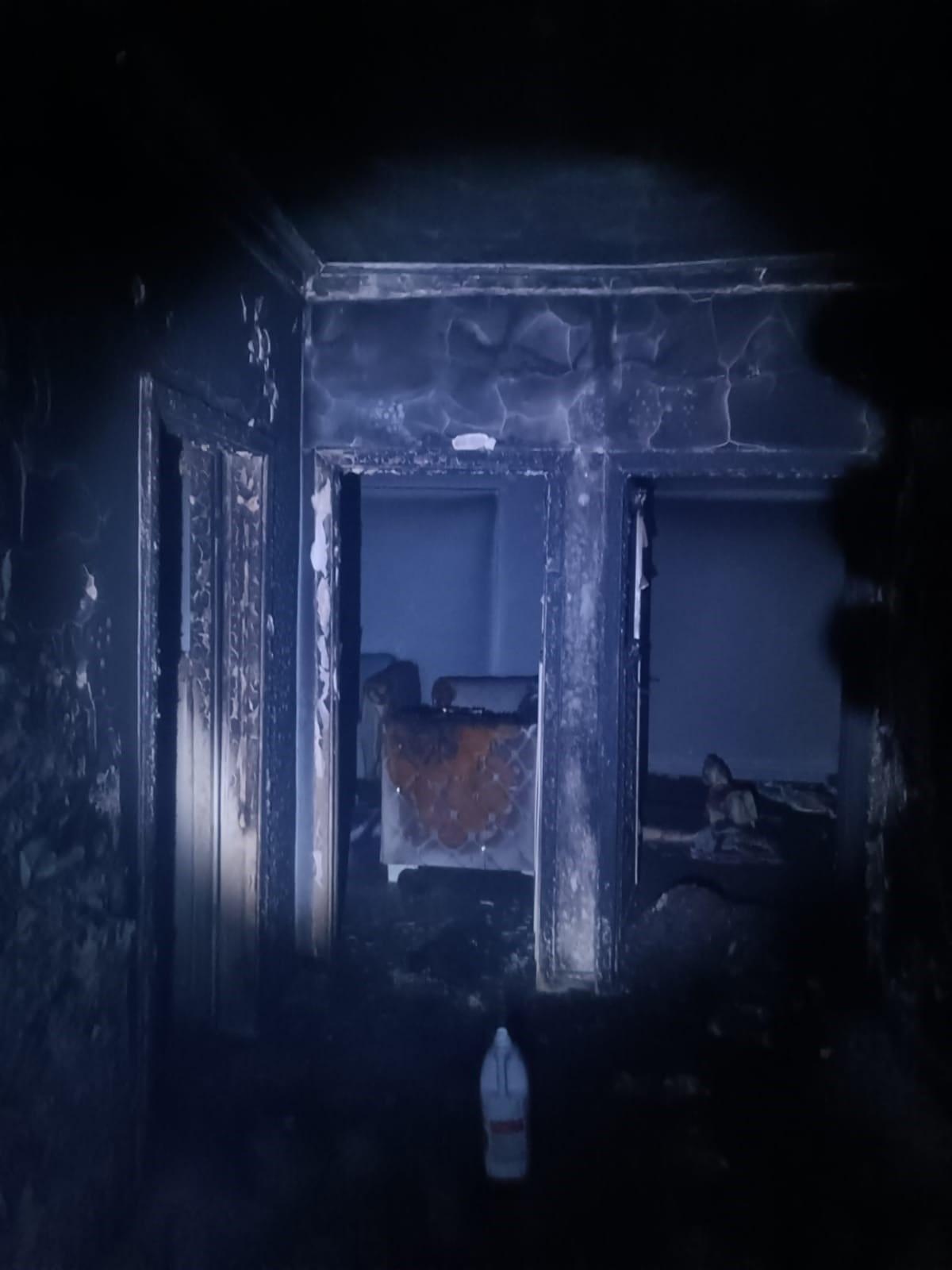 Diyarbakır'da bir kiracı, önce evi tüple tuzakladı sonra ateşe verdi