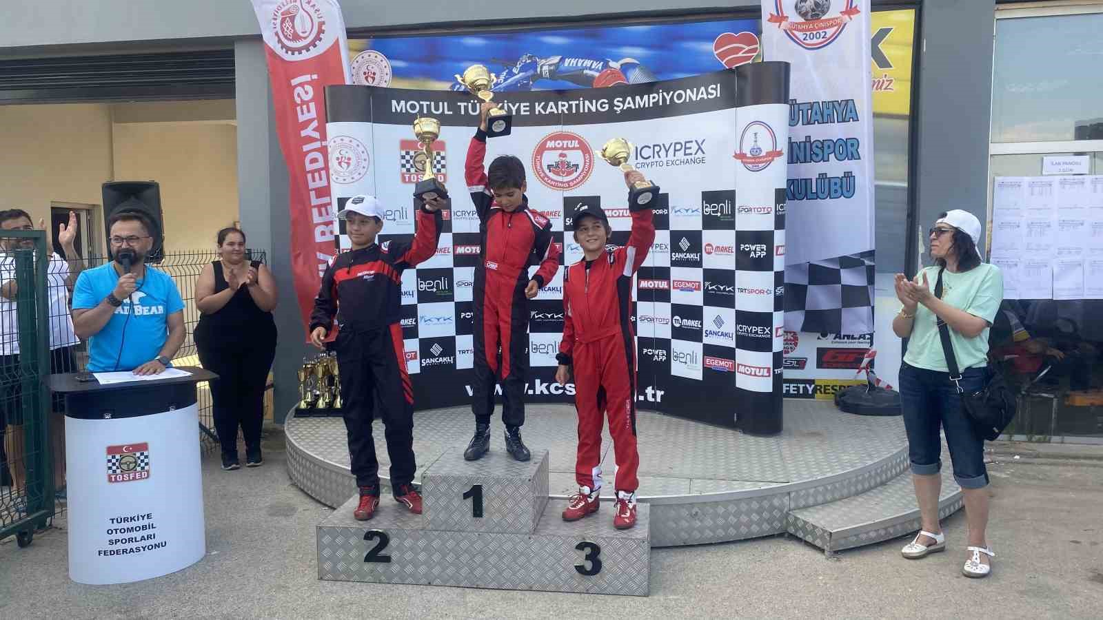 Murat Can Eğilmez, kartingde Türkiye şampiyonu oldu