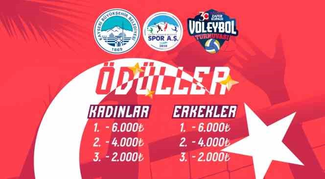 30 Ağustos Zafer Kupası Voleybol Turnuvası Kayıtları Başladı