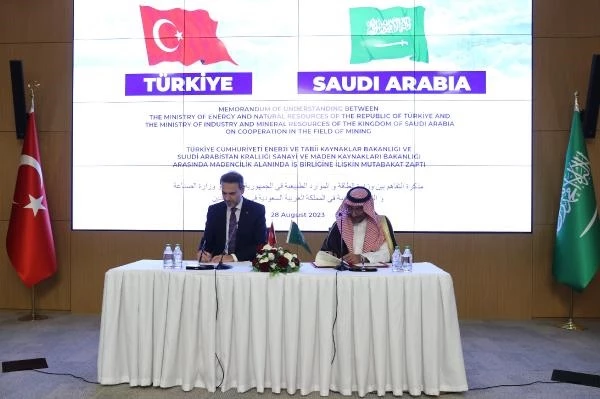 Türkiye ile Suudi Arabistan arasında yeni anlaşma! Madencilik alanında iş birliği yapılacak