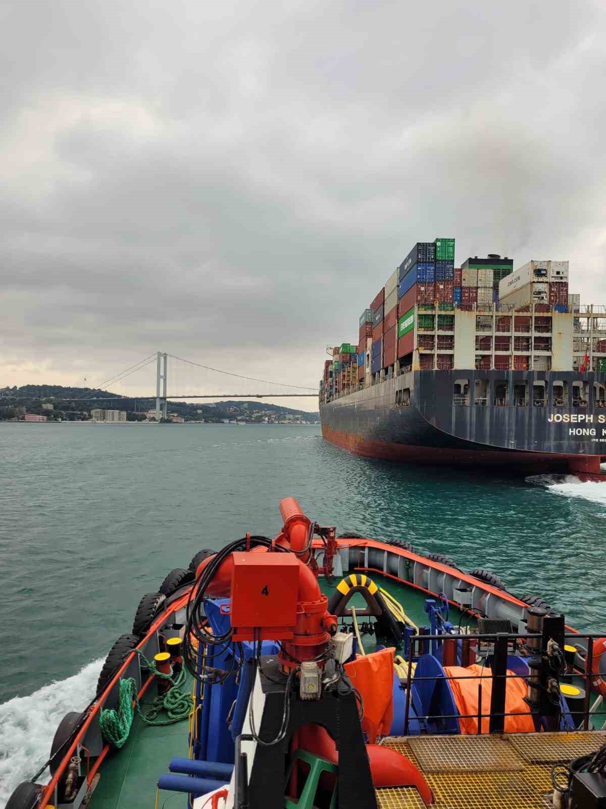 Odesa Limanı’ndan ayrılan yük gemisi, İstanbul Demirleme Sahası’nda demirlendi