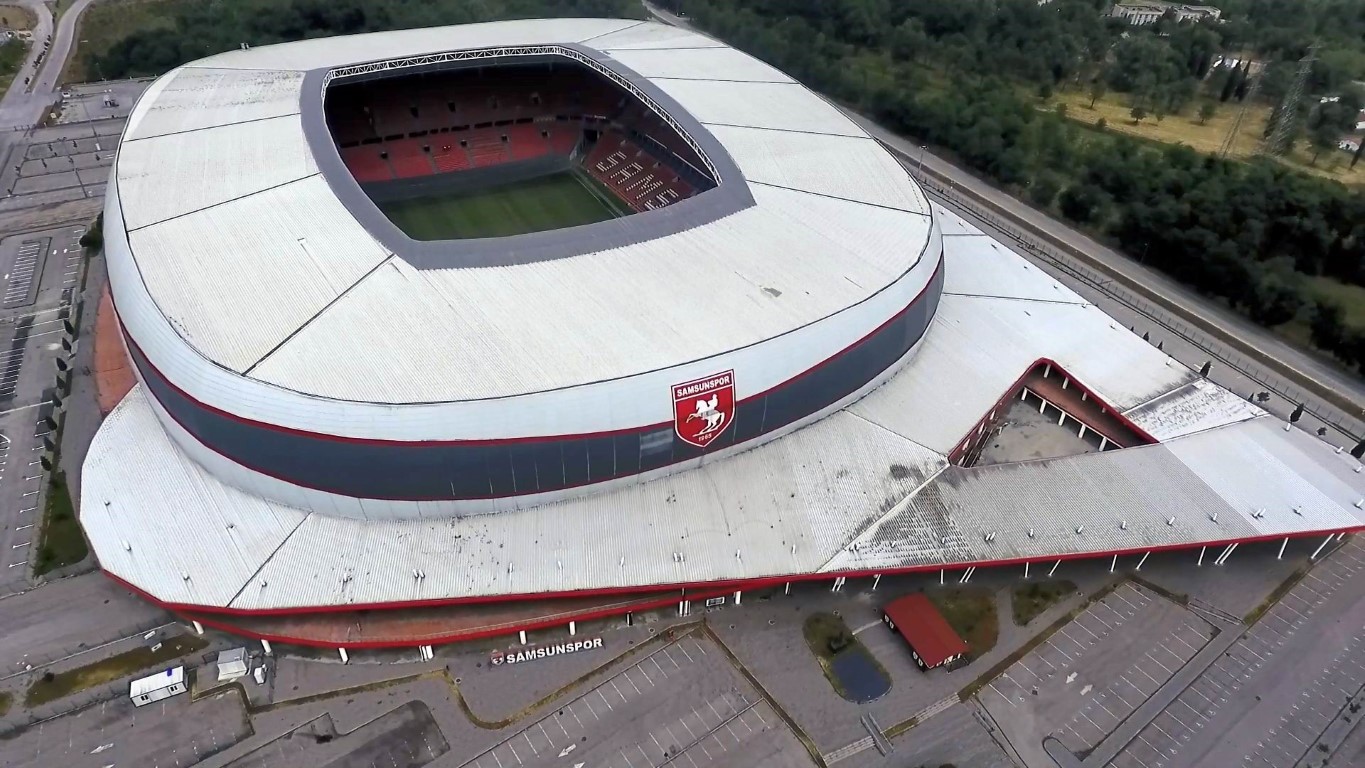 Samsun 19 Mayıs Stadyumu Fenerbahçe maçına hazırlanıyor