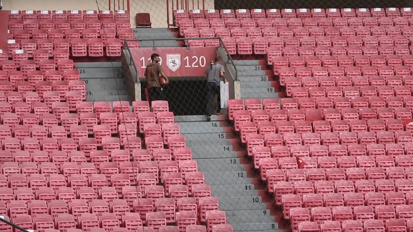 Samsun 19 Mayıs Stadyumu Fenerbahçe maçına hazırlanıyor