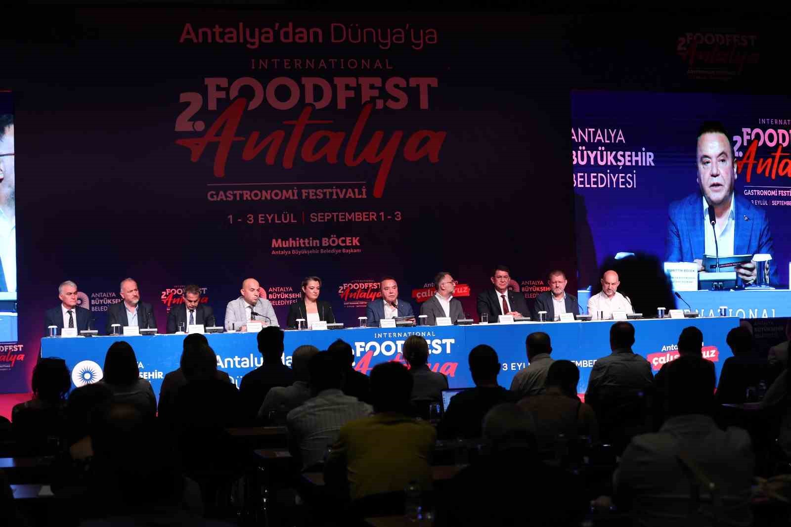 Antalya’dan dünyaya açılan 2. Foodfest Antalya Gastronomi Festivali başlıyor
