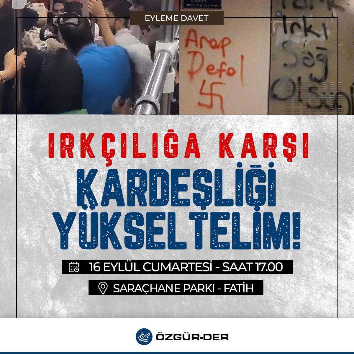 İstanbul'da ırkçılık karşıtı eylem