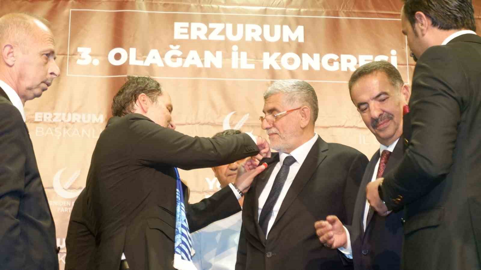 Yeniden Refah Partisi Genel Başkanı Erbakan, Erzurum’da Orta Vadeli Programı eleştirdi