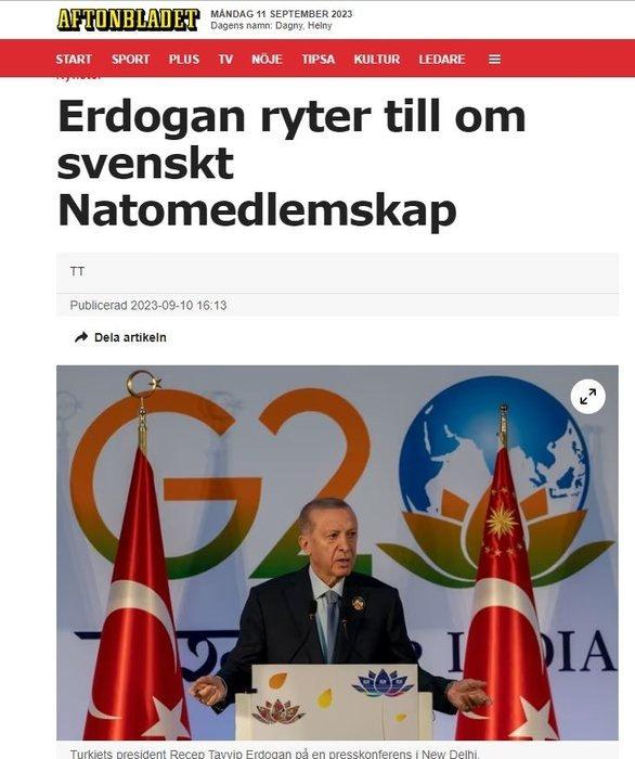 Erdoğan'ın İsveç açıklaması Avrupa basınında: Gürledi!