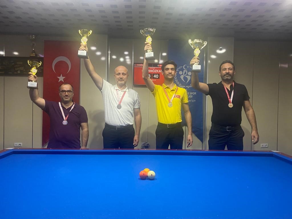 Bilardo İl Birinciliği tamamlandı