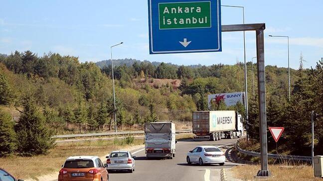 Anadolu Otoyolu'nun Ankara yönünde uzun kuyruklar oluştu: 9 Kasım'a kadar sürecek