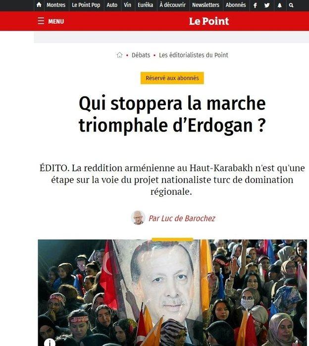 Fransız Le Point: Erdoğan’ın zafer yürüyüşünü kim durduracak?