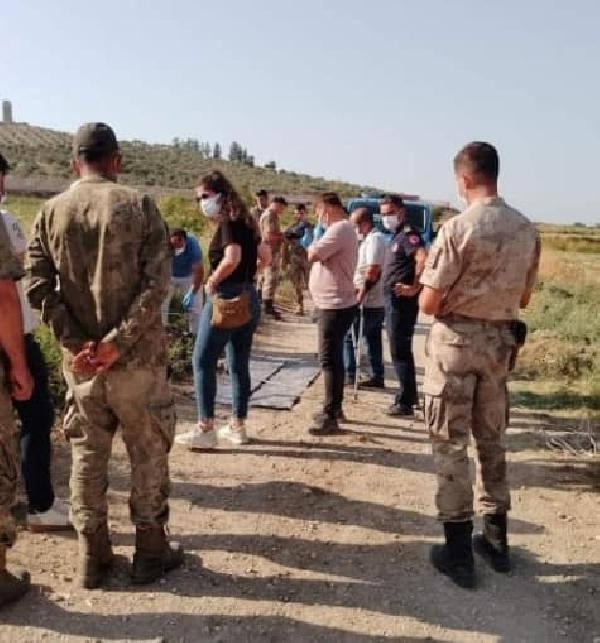 Hatay'da, sulama kanalında ceset bulundu