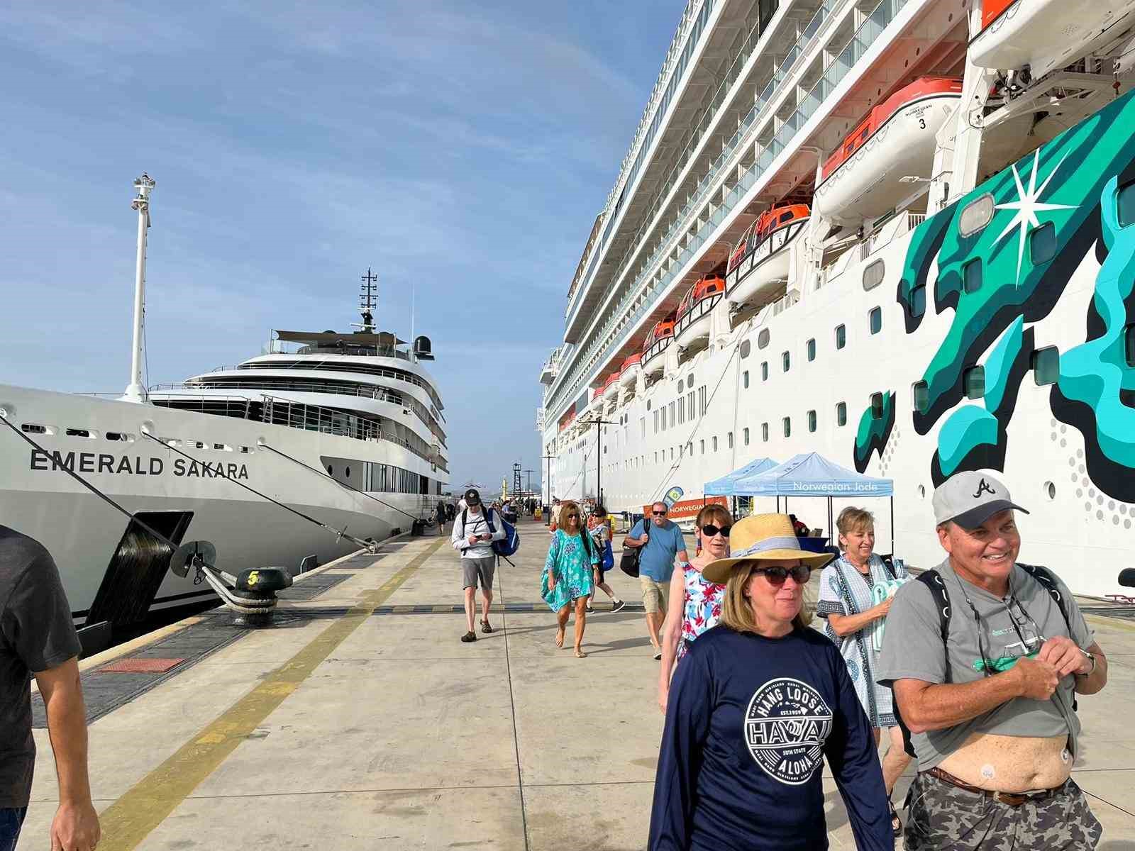 İki gemiyle Bodrum’a 2 bin 551 turist geldi