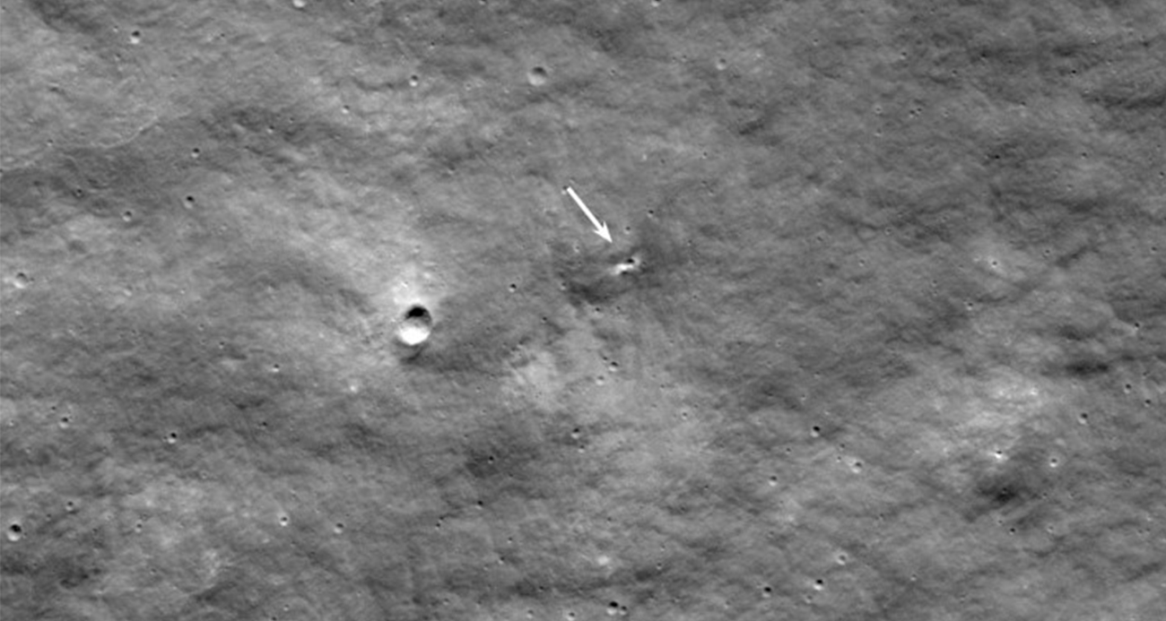 Rusya’nın Ay yüzeyine çarpan uzay aracı 10 metre çapında krater oluşturdu