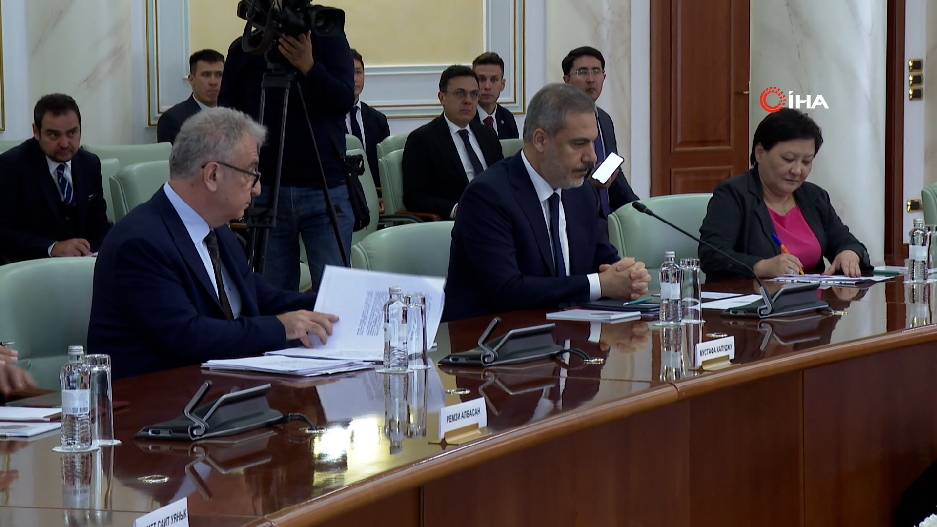Dışişleri Bakanı Fidan, Kazak mevkidaşı Nurtleu ile heyetlerarası görüşmeye başkanlık etti