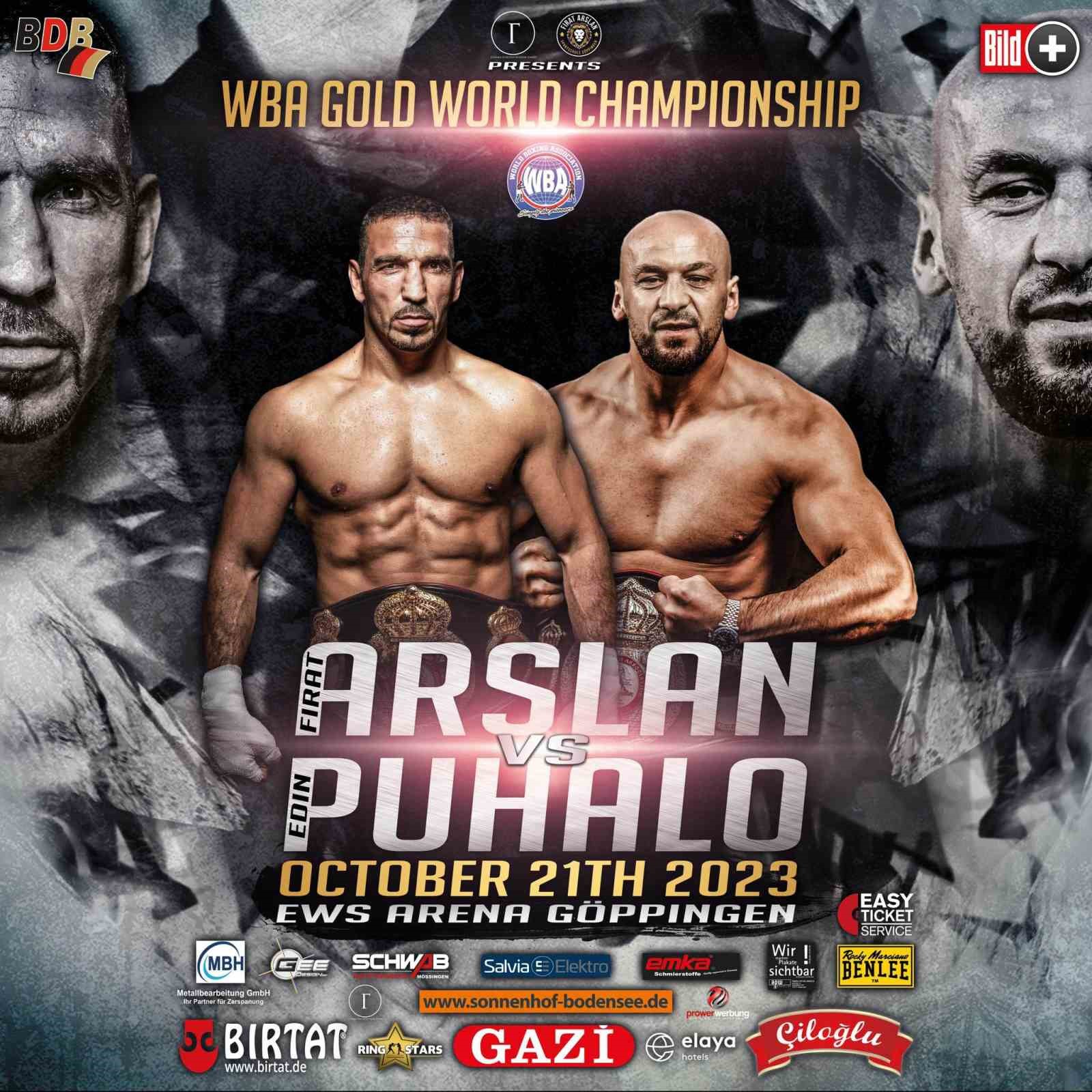 Fırat Arslan, dünya şampiyonluğu altın kemer maçıyla ringlere veda edecek