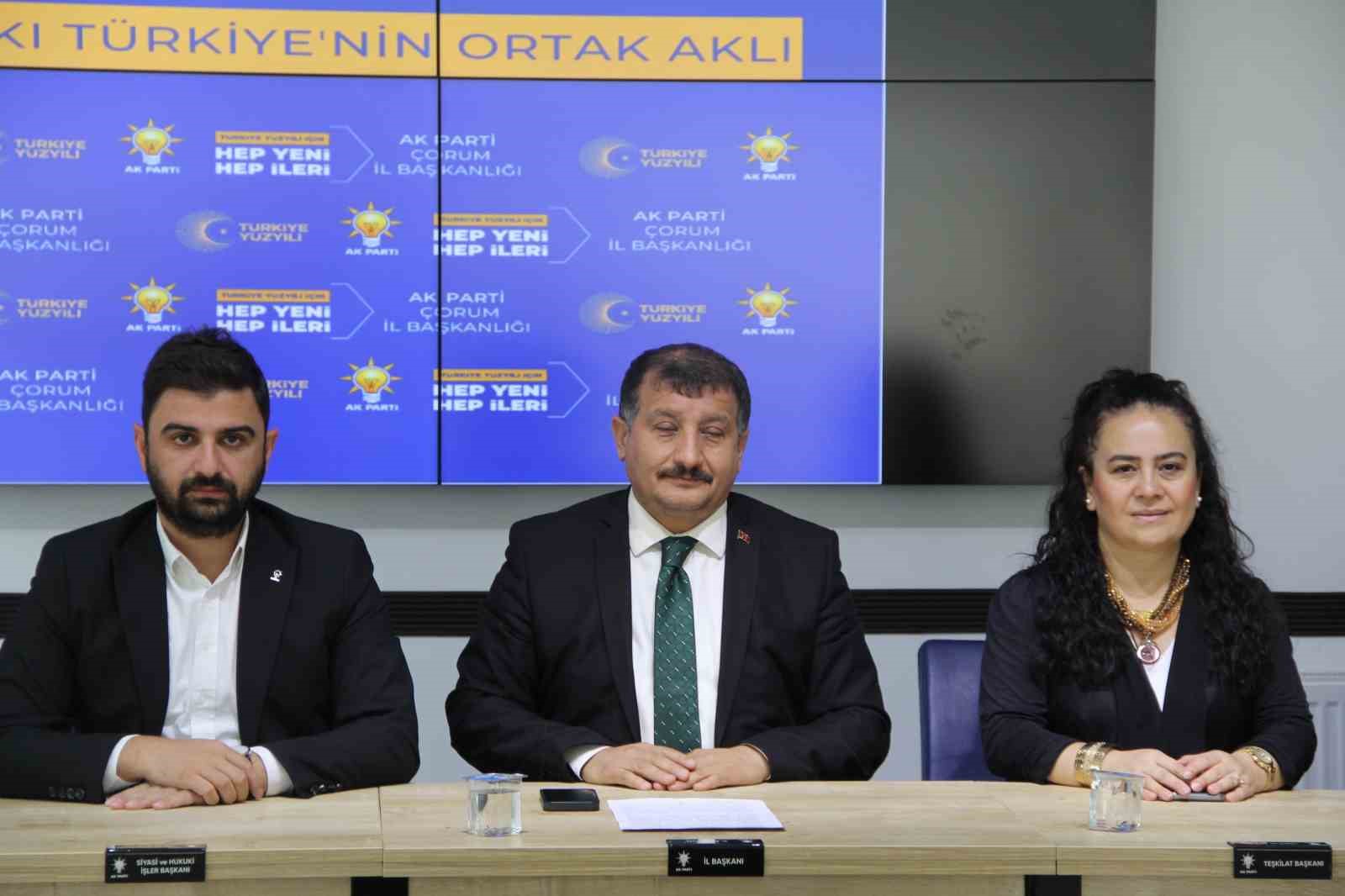 AK Parti İl Başkanı Günay: “Cumhuriyetimizin ikinci yüzyılını Türkiye Yüzyılı olarak taçlandırmakta kararlıyız”