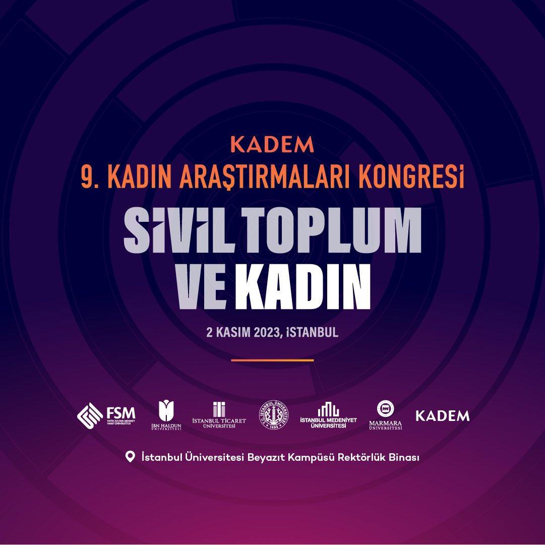 KADEM'in düzenlediği 'Sivil toplum ve kadın' temalı kongre 2 Kasım'da düzenlenecek