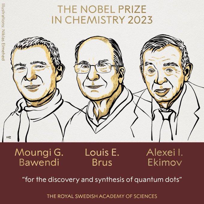 2023 Nobel Kimya Ödülü'nün kazananları açıklandı!