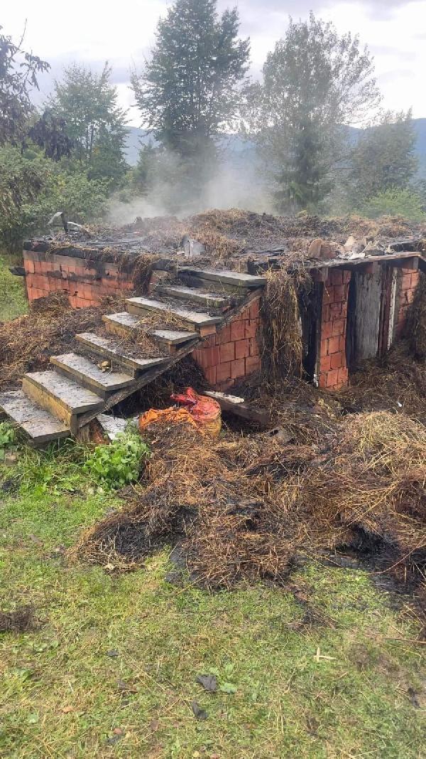 Trabzon'da sel! Yıldırım düştü ve heyelan oluştu