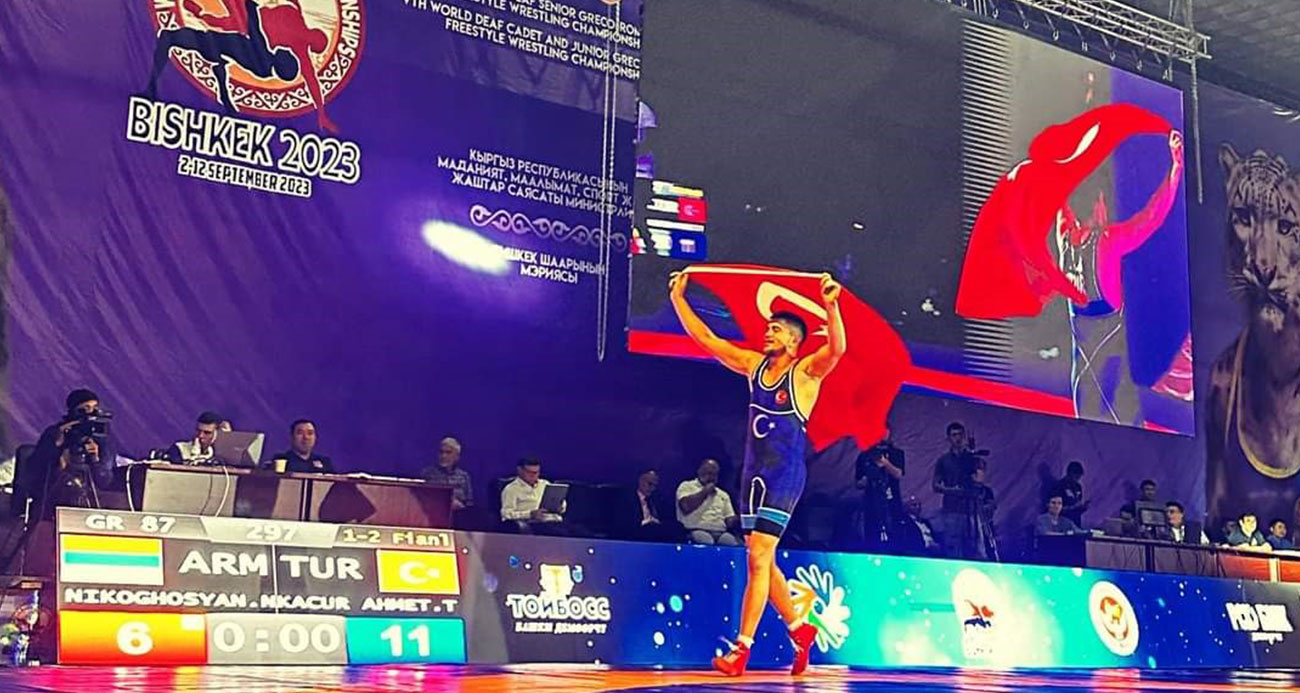 Dünya şampiyonu Ahmet Talha Kacur’un hedefi olimpiyatlarda altın madalya kazanmak