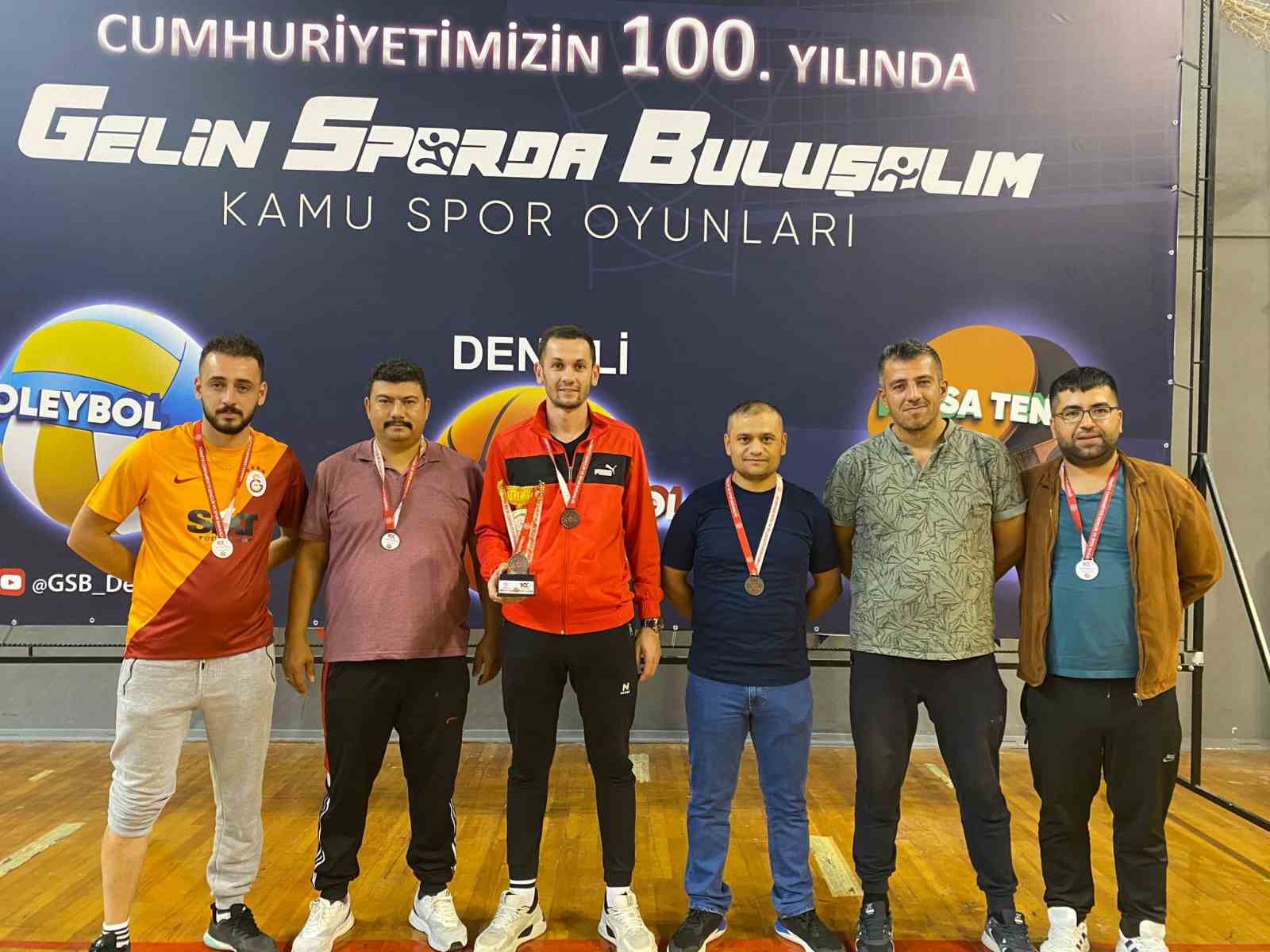 Çameli Belediyesi, Kamu Spor Oyunları Turnuvasında 3. oldu