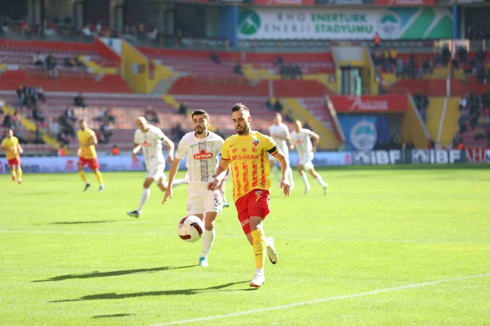 Trendyol Süper Lig: Kayserispor: 0 - Çaykur Rizespor: 0 (Maç devam ediyor)