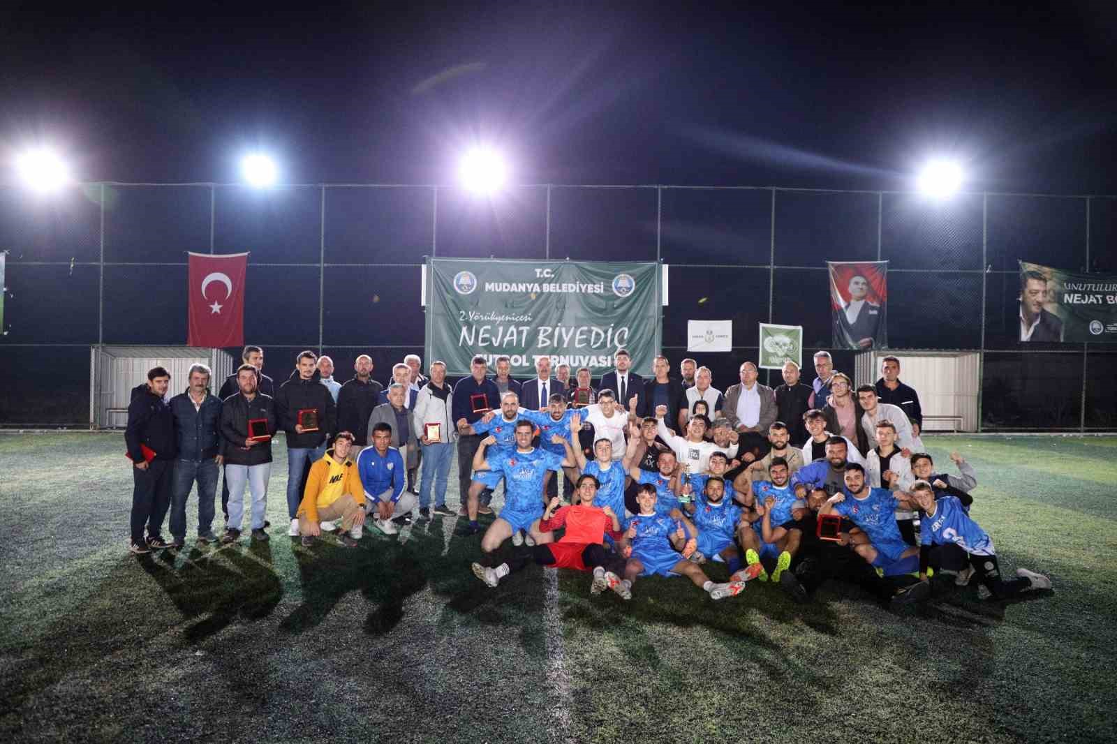 Nejat Biyediç futbol turnuvası şampiyonu Orhaniye