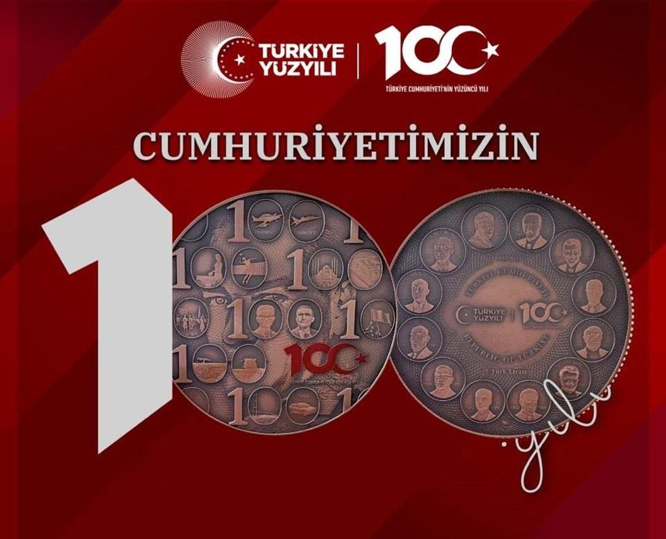 Cumhuriyet'in 100. yılına özel: '5 Türk Lirası'