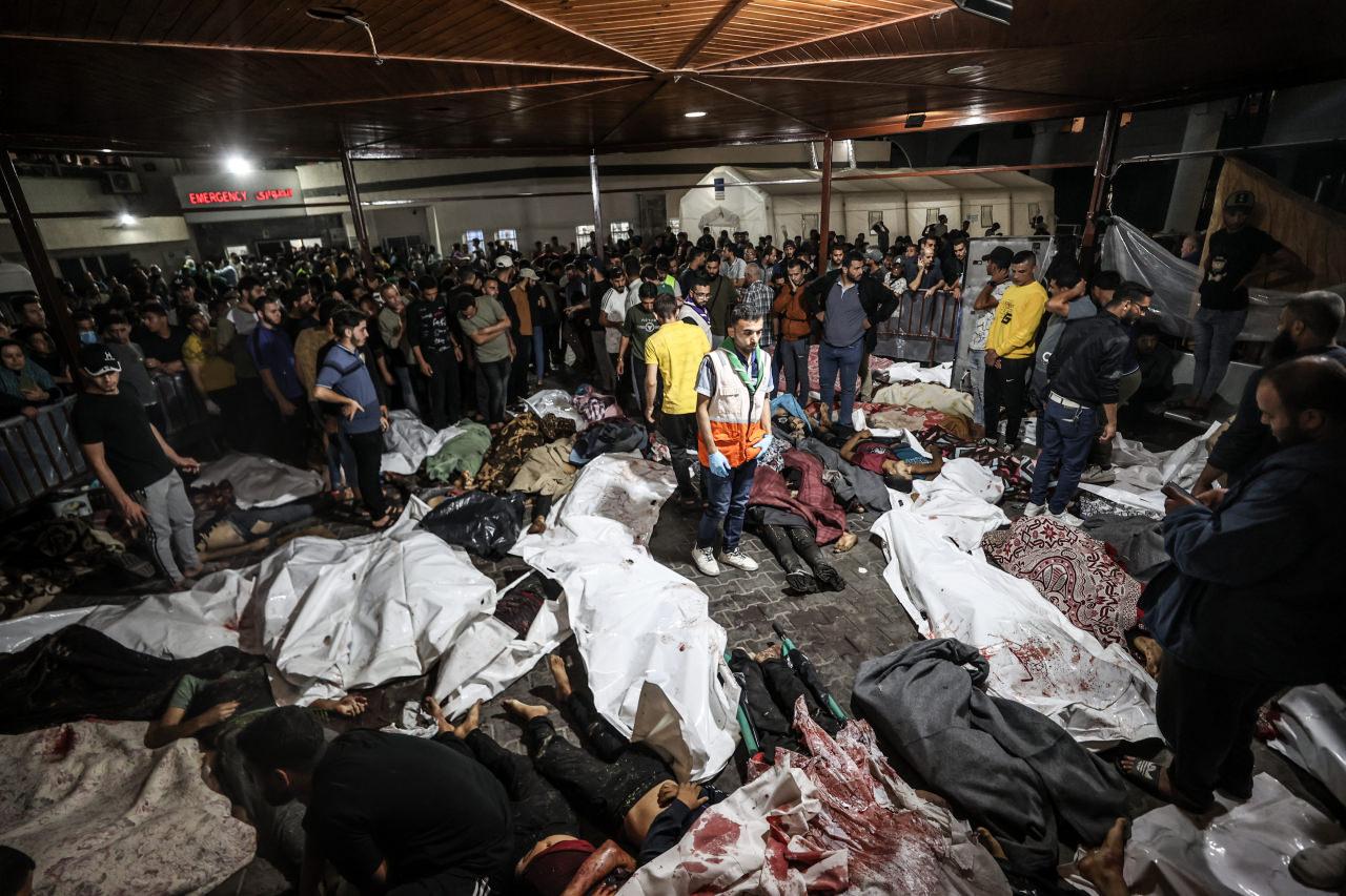 İsrail'in Gazze'deki hastane saldırısına Türkiye ve Dünya'dan peş peşe tepkiler