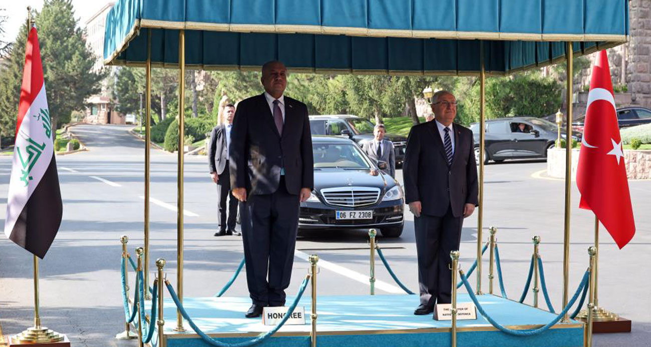 Bakan Güler, Irak Savunma Bakanı Abbas ile bir araya geldi