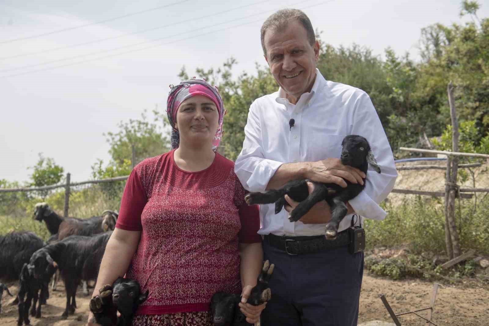 Mersin Büyükşehir Belediyesi kadın üreticiye desteğini dürdürüyor