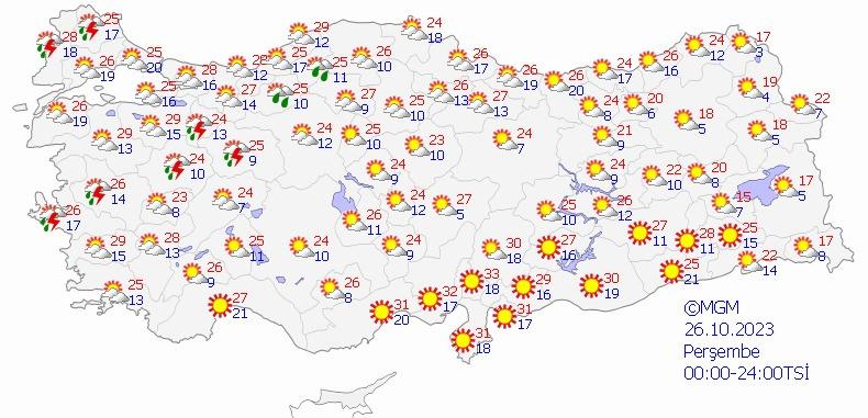 Meteoroloji'den son dakika sağanak yağış uyarısı