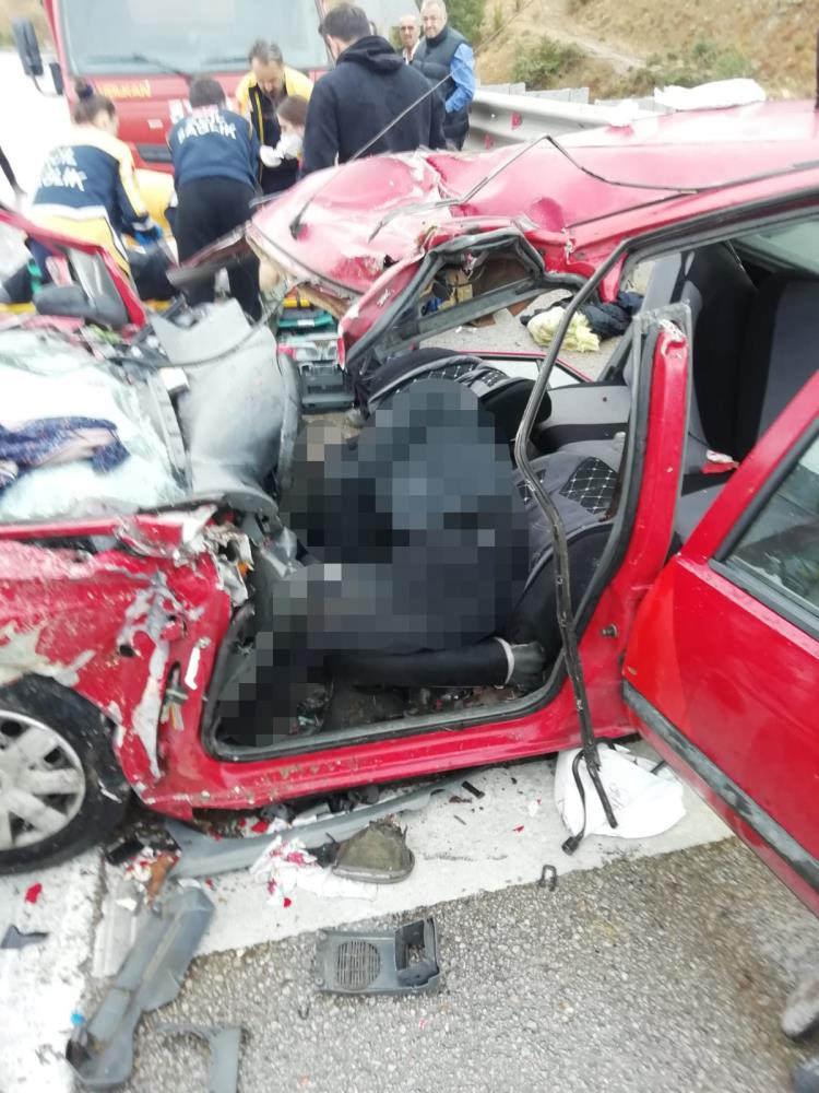 Sinop'ta feci kaza: 4 kişi öldü, 1 yaralı!